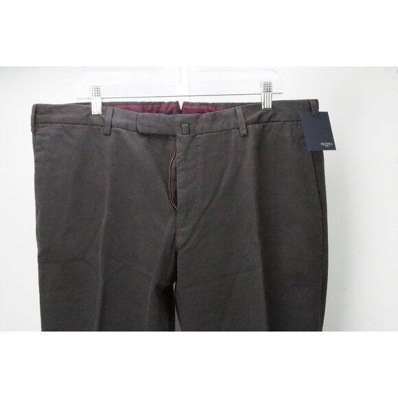 Incotex Blue Gray Winter Incochino 100% Cotton Mens Pants Trousers Sz 56 EU NEW